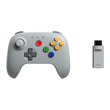 8BitDo 64 Wireless 2.4G Classic Grey - Controller 