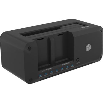HDD acc ICY BOX Dock Klon  2,5 / 3,5 / M.2 SATA, HDDs/SSDs, with USB 3.2 Type C