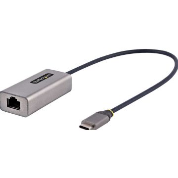 StarTech.com USB-C to Ethernet Adapter, 101001000 Mbps, Gigabit Network Adapter w ASIX AX88179A Chip, 1ft30cm Cable, USB Type C to RJ45 Ethernet Dongle, USB C to LAN Adapter, WindowsmacOSLinuxChromeOS (US1GC30B2) - Netwerkadapter