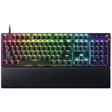 RAZER Huntsman V3 Pro 8KHz Zwart ‑ Toetsenbord ‑ USB‑C bedraad ‑ Analoge optische switches ‑ Full‑Size ‑ Zwart ‑ RGB