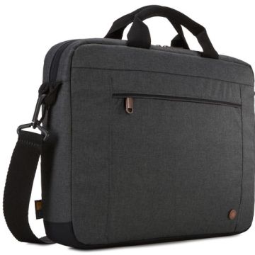 Case Logic Era ERAA‑114 – Laptop attaché / aktetas – geschikt voor 10,5″‑14″ notebooks – Obsidian – polyester