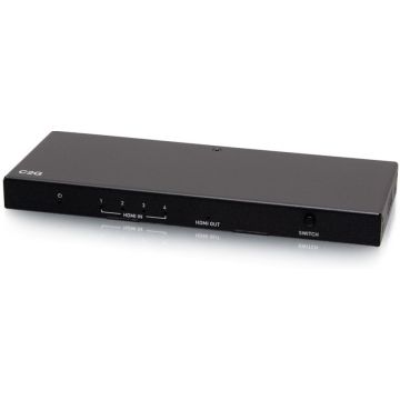 C2G 4-Port HDMI Switch - 4K HDMI Video Switch Box