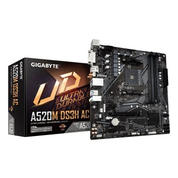 Gigabyte A520M DS3H - Moederbord