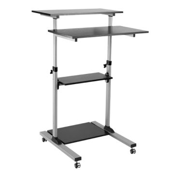 Logilink Sitz-/Steharbeitsplatz, rollbar, 60 kg max.