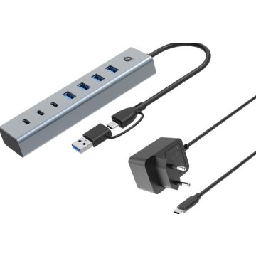 Conceptronic HUBBIES20GP - 7-poorts USB 3.2 Gen 1 hub