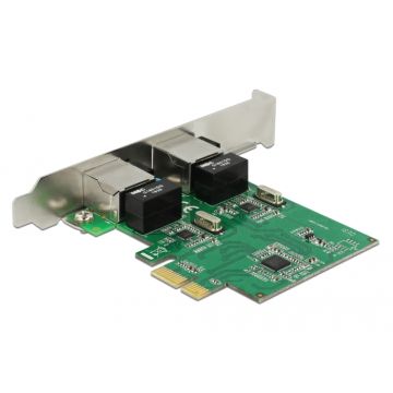 DELOCK PCI Express kaart > 2 x Gigabit LAN