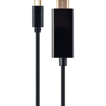 gembird USB-C auf HDMI Adapter, zwart 4k@30 Hz