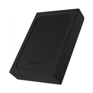 RaidSonic ICY BOX IB-256WP - Storage enclosure met gegevensindicator, schrijfbeveiligingsschakelaar
