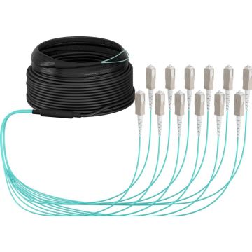 EFB Trunkkabel U-DQ(ZN)BH 12G 50/125, SC/SC OM3 90m