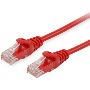 Equip Patchkabel Cat6A U/UTP 2xRJ45 0.15m rood