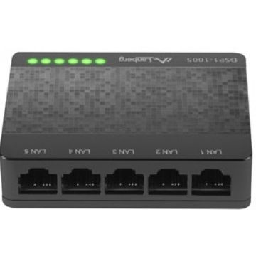 Lanberg Switch DSP1-1005 5X 1GB/S Unmanaged Gigabit Ethernet