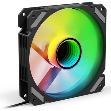 Sharkoon Shark Mirror PWM RGB Reverse Black - Ventilator