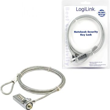 LogiLink - Beveiligingskabelslot