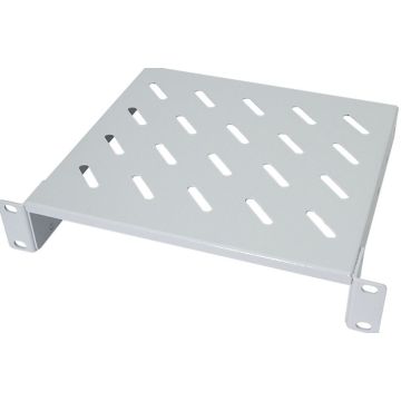 Logilink Fachboden 10"-Rackeinbau 200mm, 1HE, lichtgrau