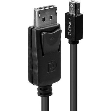 Lindy 41647 - Mini DisplayPort Male to DisplayPort Male