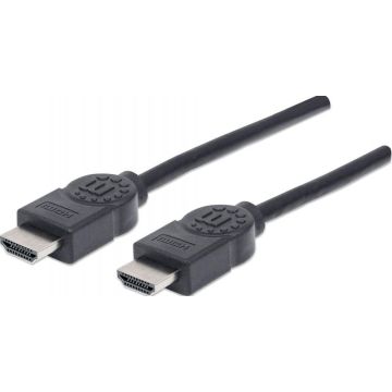 Manhattan HDMI-Kabel Ethernet A -> A St/St 5.00m ARC 28 AWG