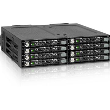 Backplane IcyDock 8x6,3cm SATAI-III in 1x5,25"" keylocks