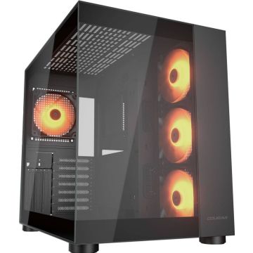COUGAR Behuizing Midi-Tower, FV150 ARGB, zwart
