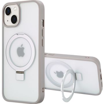 Accezz Ring Stand Backcover met MagSafe iPhone 14 - Grey