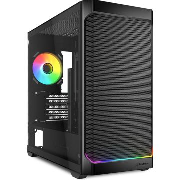 Sharkoon Behuizing MK4W RGB Micro-ATX 1xGlas zwart