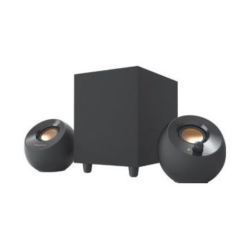 Creative Labs Creative Pebble Plus, 2.1 kanalen, 8 W, Thuis, Zwart, 16 W, 75 dB