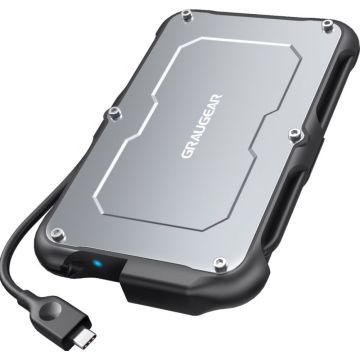 Graugear externes Festpl.Gehäuse 2,5""HDD/SSD USB 3.2 Spritzs