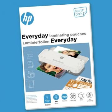 HP Laminierfolien Everyday Starter Set 80 Micron