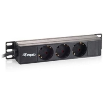 Equip 333302 10�?? 1U French Rackmount Power Distribution Unit
