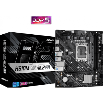 ASROCK H610M-HDV/M.2+ D5 - Moederbord