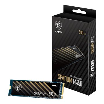 SSD  500GB MSI Spatium M450 (M.2 2280) PCIe Gen4 x4 NVMe