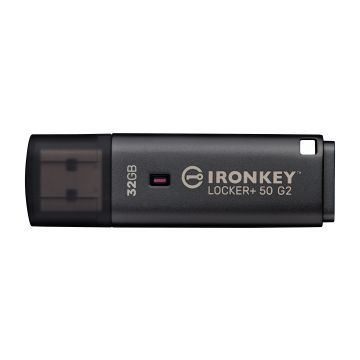 Kingston IronKey Locker+ 50 G2 32GB Black - USB-Stick