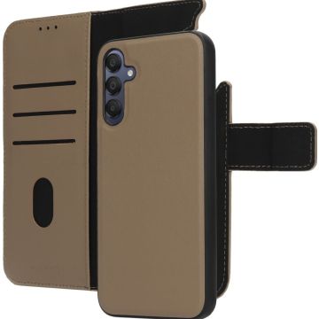 Mobiparts Leather 2 in 1 Wallet Case Samsung Galaxy A15 Taupe (Galaxy A15 5G) beige