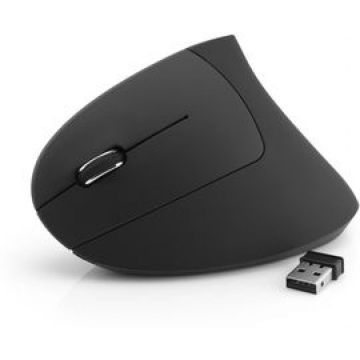 MediaRange muis Wireless Vertical LinkshÃ¤nder, zwart