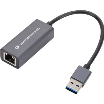 CONCEPTRONIC Gigabit USB Networkadapter 10/100/1000Mbps gr