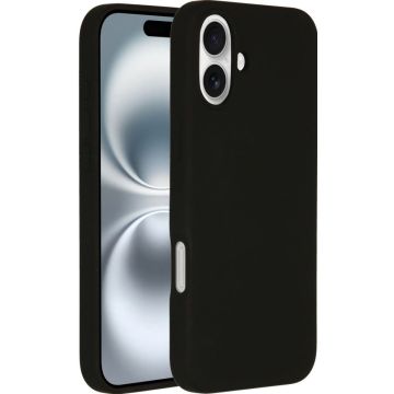Accezz Liquid Silicone Backcover met MagSafe iPhone 16 Plus - Zwart