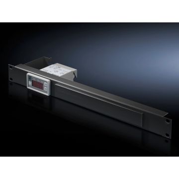 Rittal IT 19"-Panel RAL 9005 met digitaler Temperaturanzei
