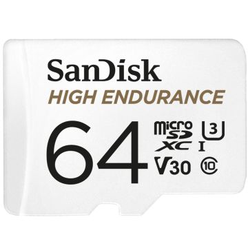 SanDisk High Endurance microSDHC V30 64GB - Flashgeheugenkaart