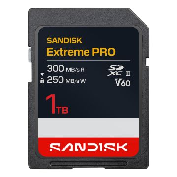 Sandisk Extreme Pro SDXC UHS-II V60 1TB - Flashgeheugenkaart