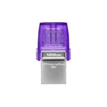 Kingston DataTraveler microDuo 3C 128GB Purple - USB-Stick