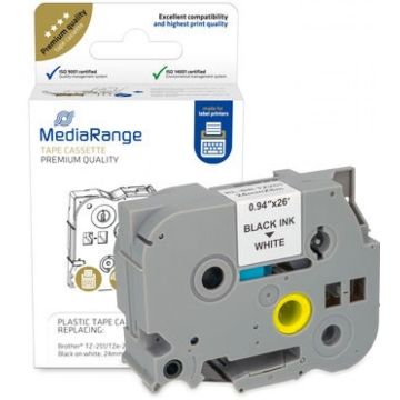 MediaRange Schriftbandka. Brother TZ-251/TZe-251 24mm 8m sch