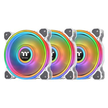 Thermaltake Riing Quad 14 RGB White 3-pack - Ventilator