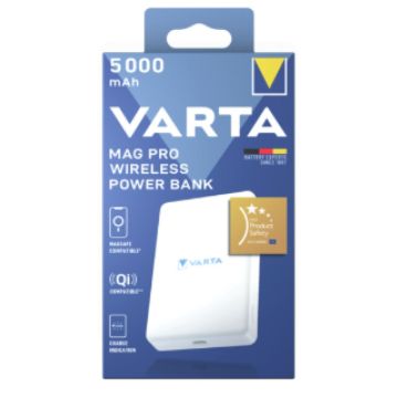 Varta Powerbank MAG PRO WIRELESS 5000mAh USB-C