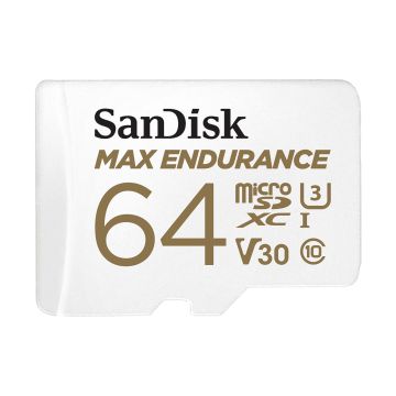 SanDisk Max Endurance microSDHC V30 64GB - Flashgeheugenkaart