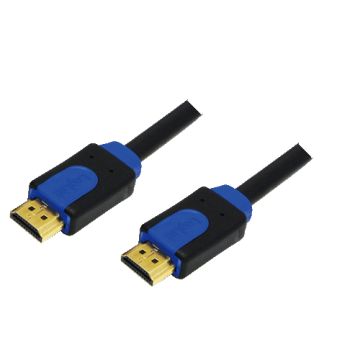 Logilink HDMI-Kabel Ethernet A -> A St/St 5.00m Gold