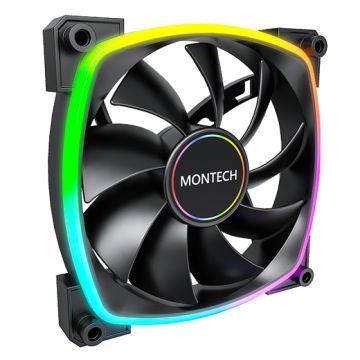 Montech AX140 PWM ARGB Black - Ventilator