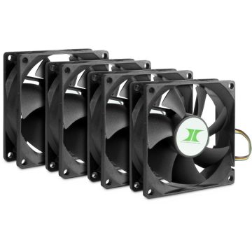 Inter-Tech IPC Fan Set 4-pack - Ventilator