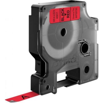 DYMO D1 - Zwart op rood
