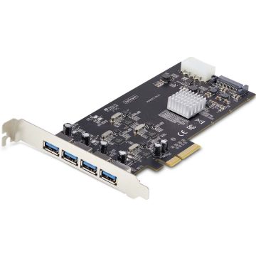 StarTech.com 4-Port USB-A PCIe Card, USB 3.2 5Gbps, 4x USB Controllers - USB-adapter