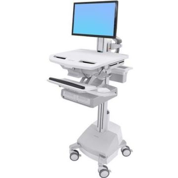 Ergotron StyleView Cart with LCD Pivot, SLA Powered, 2 Drawers - Wagen