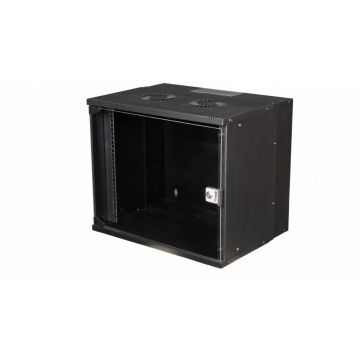 Equip Wandgehäuse 19"  09U 540x400mm schwarz